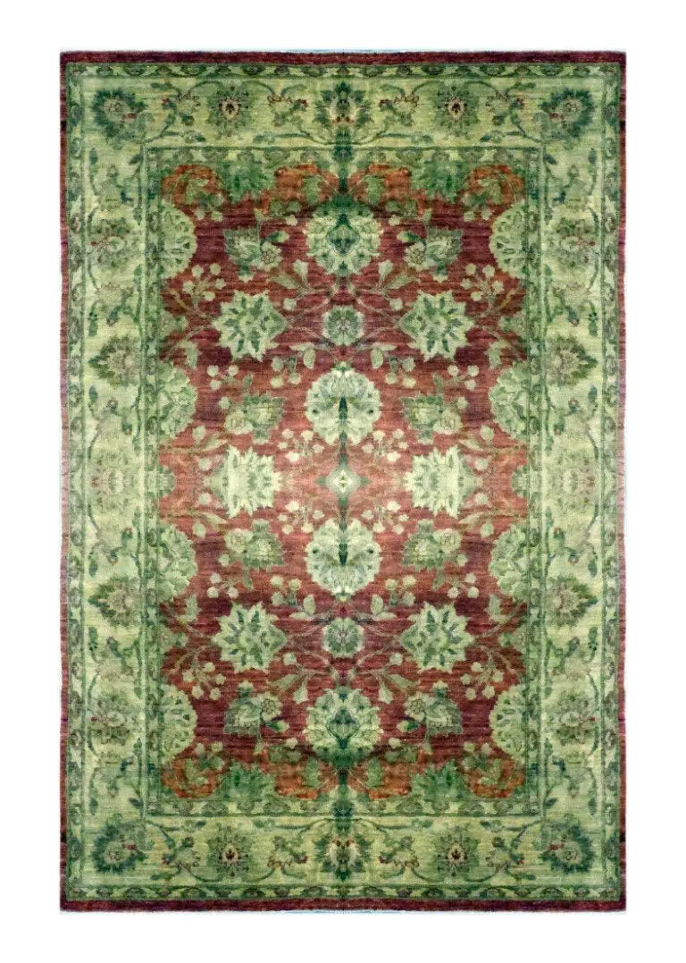 One Of The Kind Pakistani Hand-Knotted Rug 8'9" x 6'3"